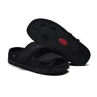 Nursing Shoes for Swollen Feet, Fully Open Slippers, Adjustable Soft-Soled Shoes for Toe Valgus,Gout Surgery,Wide Feet, Pregnant Women,The Elderly,Diabetic Feet Recovery Shoes