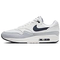 Nike Air Max 1 Men's Shoes (FD9082-002, Platinum Tint/Wolf Grey/Dark Obsidian) Size 14