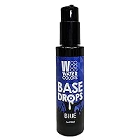 Watercolors Base Drops, Temporary Hair Dye Color Booster, Cruelty-Free, 4 oz - BLUE