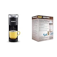 Keurig K-Mini Single Serve Coffee Maker, Black & K-Duo 3 Month Care Brewer Maintenance Kit
