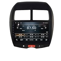 10.2 inch Android 13 Car Sat Nav Radio Headunit Navigation Stereo for Mitsubishi ASX RVR Outlander Sport Peugeot 2010-2017 Steering Wheel Control 4G CarPlay 4+32GB