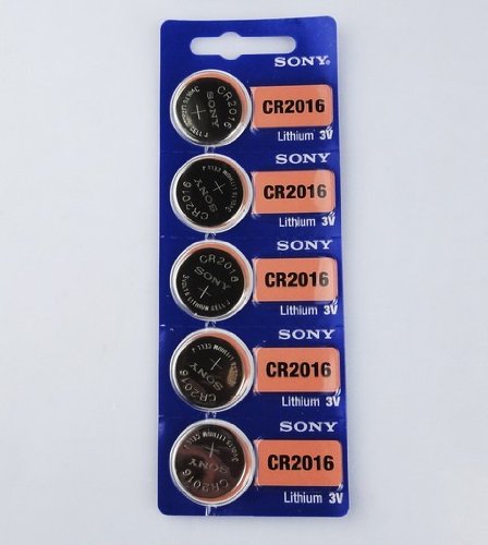 5Pcs SONY CR2016 Coin Cell 3V Lithium Watch Battery Made in Indonesia