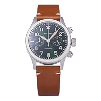 Baltany Men Chronograph Watch 39mm Panda Pilot Military Quartz Wristwatch Sapphire 5ATM Luminous VK64 Sport