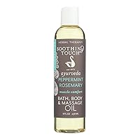 Soothing Touch Bath & Body Massage Oil, Muscle Comfort - 8 Oz