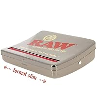 RAW Natural Unrefined Rolling Papers - Automatic Rolling Box - 110mm King Size