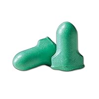 Howard Leight LPF-1 Max Lite Disposable Foam Uncorded Earplugs, Polyurethane Foam, Small, Green (Pack of 200)