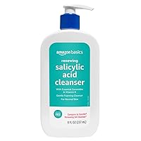 Amazon Basics Renewing Salicylic Acid Cleanser, Unscented, 8 Fluid Ounces, 1-Pack