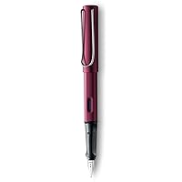 AL-star Fountain Pen - Elegant Design Cool Pens, Best Pens For Smooth Writing, Light Aluminum Fountain Pen - Purple Fine Point Pen