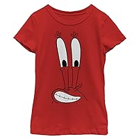 Nickelodeon Spongebob Squarepants Mr Krabs Big Face Girls Short Sleeve Tee Shirt