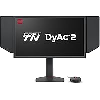 BenQ Zowie XL2546X Gaming Monitor | 24.5 | Fast TN 240Hz | Gaming Monitor for Esports | Motion Clarity DyAc™2 | 1080p | XL Setting to Share | S Switch | Adjustable Height & Tilt, Black