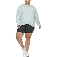 Calvin Klein Performance womens Active Chevron Hem Drop Shoulder PulloverPullover Sweater