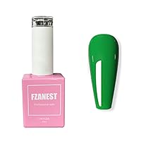 Green Gel Nail Polish 15ml, Professional Manicure Salon UV LED Soak Off Gel Polish Varnish Fall and Winter Color