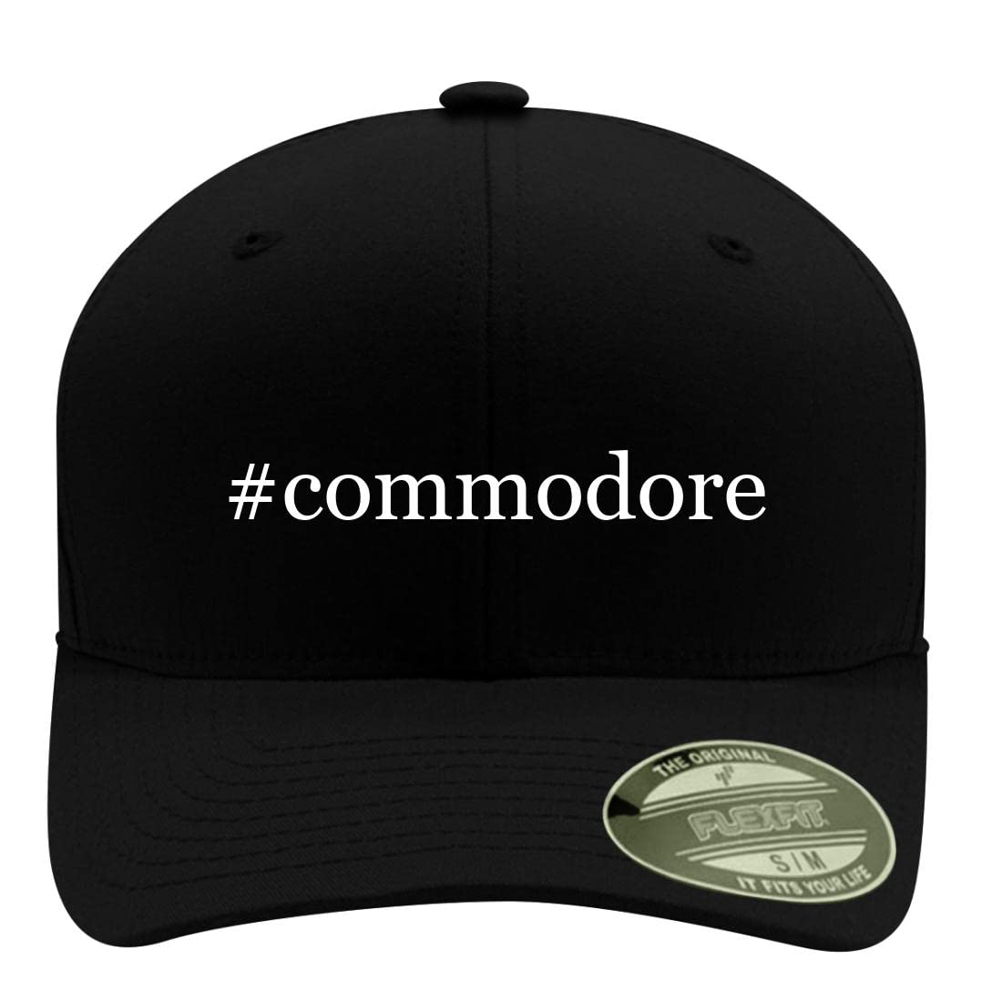 #Commodore - Hashtag Men's Flexfit Baseball Hat Cap