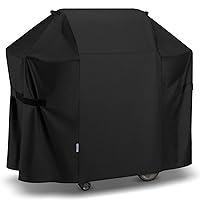 Heavy Duty Waterproof BBQ Grill Cover, Compatible for Weber Genesis II, Genesis 300, Genesis II LX 300 Series, Nexgrill and CharBroil Gas Grills, Compared to Weber 7130, 58