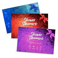 Cleverfy Shower Steamers 3 Pack - Every Shower Bombs Gift Set Includes 6X Aromatherapy Shower Steamers with Essential Oils for Relaxation