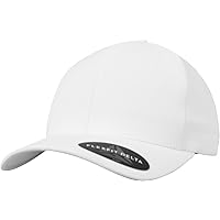 Flexfit Delta Unisex Polyester Baseball Cap, Waterproof, No Embroidery Seam, with Elastic Flex Band, Closed All Around for Men and Women