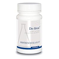 Biotics Research De Stress The All Natural Way to Reduce Stress 30 Capsules per Bottle.