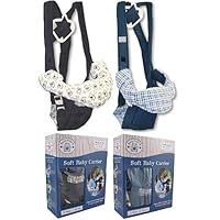 Luvable Friends Deluxe Soft Baby Carrier, Denim