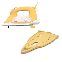 Oliso TG1600 Pro Plus 1800 Watt SmartIron with Auto Lift & Oliso Solemate Silicone Iron Soleplate Protector for TG Series Irons, Yellow