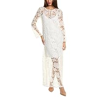 Johnny Was Floral Garden Lace Maxi Dress