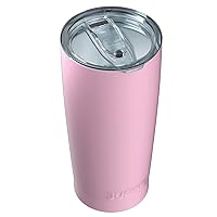 Tumbler 20 oz Stainless Steel Vacuum Insulated Tumblers w/Lids and Straw [Travel Mug] Double Wall Water Coffee Cup for Home, Office, Kitchen Outdoor ideal for Ice Drinks/Hot Beverage - Pink