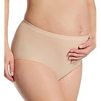 Women's PLSOTB Over the Belly Maternity Brief Panty - 2 Pack