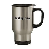 Hunting Crew - Stainless Steel 14oz Travel Mug, Silver