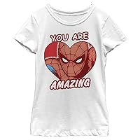 Marvel Girl's Amazing Heart T-Shirt