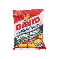 David Sunflower Jumbo Seeds Reduced Sodium 5.25 Ounce (Pack of 6)
