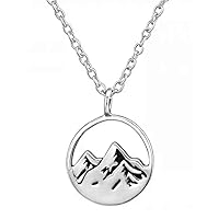 .925 Sterling-Silver Tiny Pendant Necklace (Hypoallergenic)