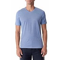 Men's Capri V-Neck Shirt - Color Blue