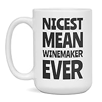 Funny Winemaker mug, Winemaker graduation, appreciation, promotion, 15-Ounce White