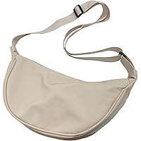 Women Dumpling Bun Purse Shopping Bag Big Capacity Beach Tote Lady Underarm Bags Pouch Casual Nylon Shoulder Bag Handbag