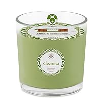 Scented Spa Candles Seeking Balance® 2-Wick Handcrafted Aromatherapy Candle, 12-Ounce, Cleanse: Lime + Galbanum