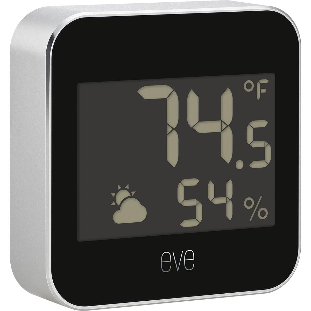 Eve Weather - Apple HomeKit Smart Home, Connected Outdoor Weather Station for Tracking Temperature, Humidity, & Barometric Pressure, Precision Sensors, Wireless, Bluetooth & Thread