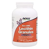 Lecithin Granules NON-GMO Now Foods 1 lbs Granule