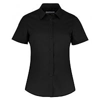 Womens/Ladies Short Sleeve Tailored Poplin Shirt