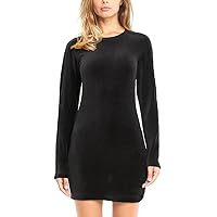 PUMA Women's Iconic T7 Velour Fitted Dress