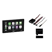 BOSS Audio Systems Marine Rated Weatherproof MRCP9685A Apple CarPlay Android Auto Multimedia Player & Metra Axxess ASWC-1 Steering Wheel Control Interface