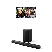 LG 65-Inch Class UR9000 Series Alexa Built-in 4K Smart TV (3840 x 2160),Bluetooth, Wi-Fi, USB, Ethernet, HDMI 60Hz Refresh Rate, AI-Powered 4K, 3.1 ch. Sound Bar with Dolby Audio