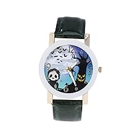 BESTOYARD Fashion Belt Watch Pumpkin Witch Castle Watch Women Watch Halloween Watch Digital Watch for Men Leather