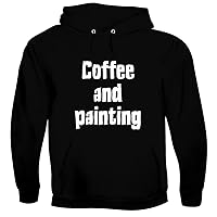 Coffee And Painting - Men's Soft & Comfortable Pullover Hoodie