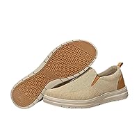 Midsole Men's Slip-On Loafers Shoes, Comfortable Walking and Hiking Footwear