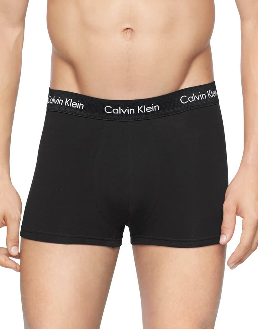 Calvin Klein Men's Stretch Cotton Multipack Low-Rise Trunks