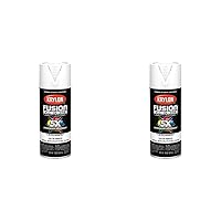 Krylon K02753007 Fusion All-In-One Spray Paint for Indoor/Outdoor Use, Satin White, 12 Ounce (Pack of 2)