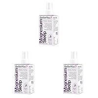 BetterYou Magnesium Muscle Body Spray - Relaxing Topical Magnesium and Essential Oil Spray - Lavender and Chamomile - Promotes Better Sleep - 3.38 oz (Pack of 3)