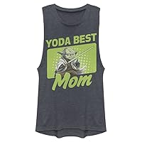 STAR WARS Yoda Best Mom Women's Muscle Tank