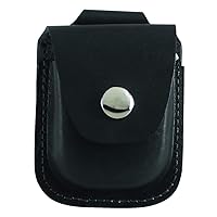 Charles-Hubert, Paris 3572-3 Black Leather 42mm Pocket Watch Holder
