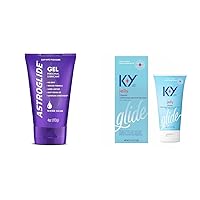 Astroglide Gel, Personal Lubricant (4oz), Stays Put with No Drip & K-Y Jelly Water Based Lube for Sex, Anal Lube, Non-Greasy Water Based Personal Lubricant