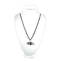 Rico Industries NFL Sports Fan Shop Team Logo Mardi Gras Style Beads